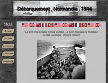 Tablet Screenshot of debarquement1944.11vm-serv.net