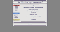 Desktop Screenshot of letherapeute.11vm-serv.net